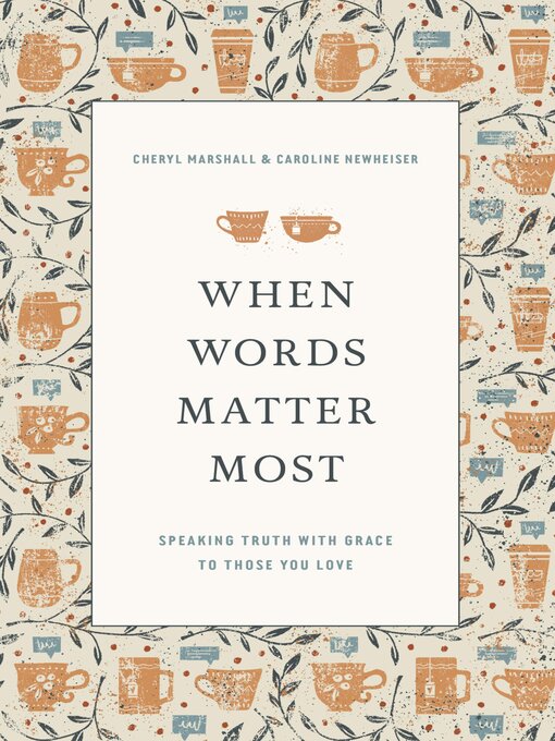 Title details for When Words Matter Most by Cheryl Marshall - Wait list